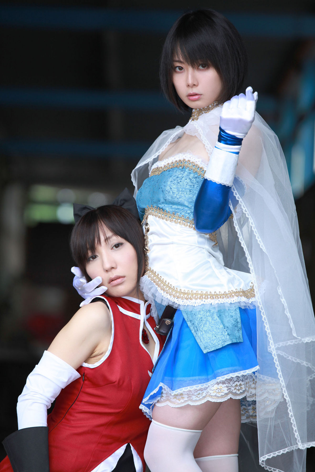 (C80) (コスプレ)   Sayaka and Kyoko  CosPlay制服诱惑套图